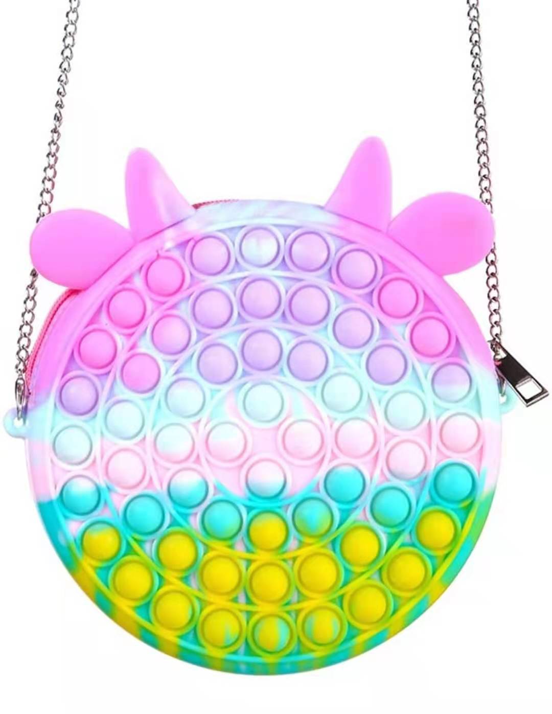 pop it giocattoli.Borsa per donna ragazza POP IT PUSH BUBBLE sensorial –  SHOPPING STORE