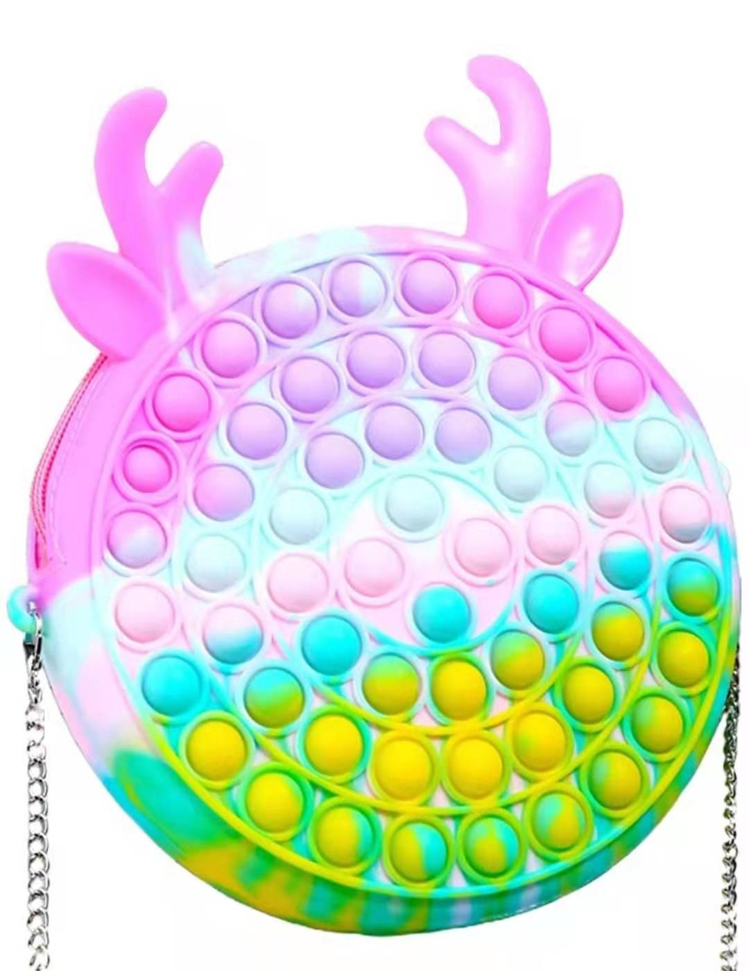 pop it giocattoli,Borsa per donna ragazza  POP IT PUSH BUBBLE sensoriale di particolari esigenze lo stress solli