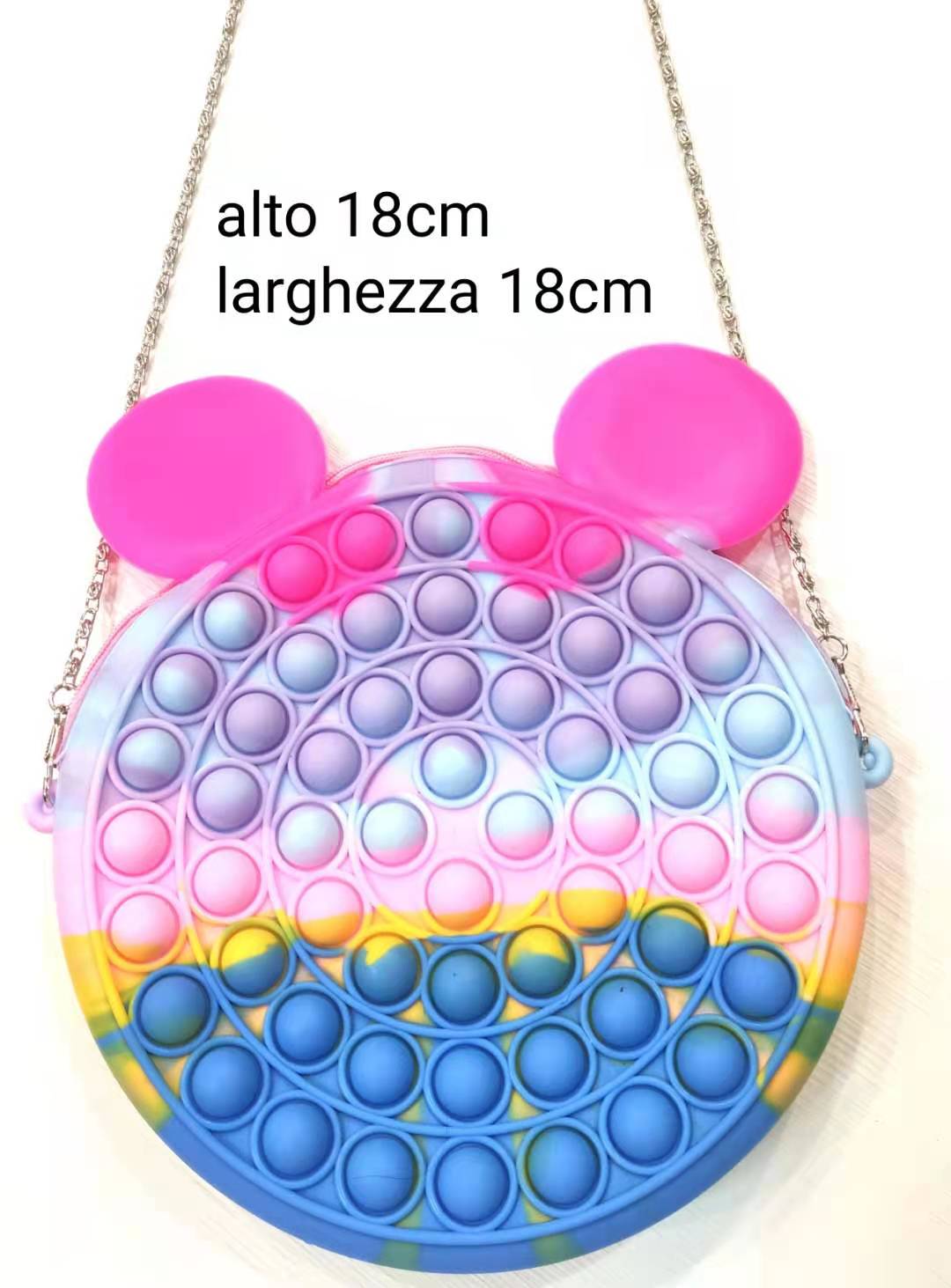 pop it giocattoli.pop it.Borsa donna POP IT PUSH BUBBLE sensoriale di particolari esigenze lo stress solli