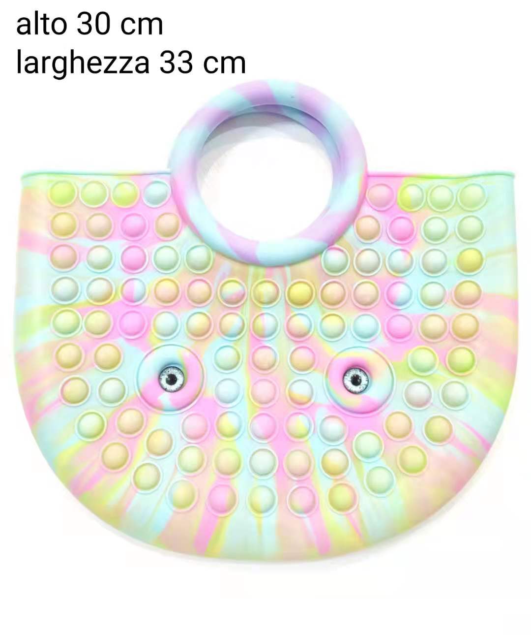 pop it giocattoli.Borsa per donna ragazza POP IT PUSH BUBBLE sensoriale di particolari esigenze lo stress solli